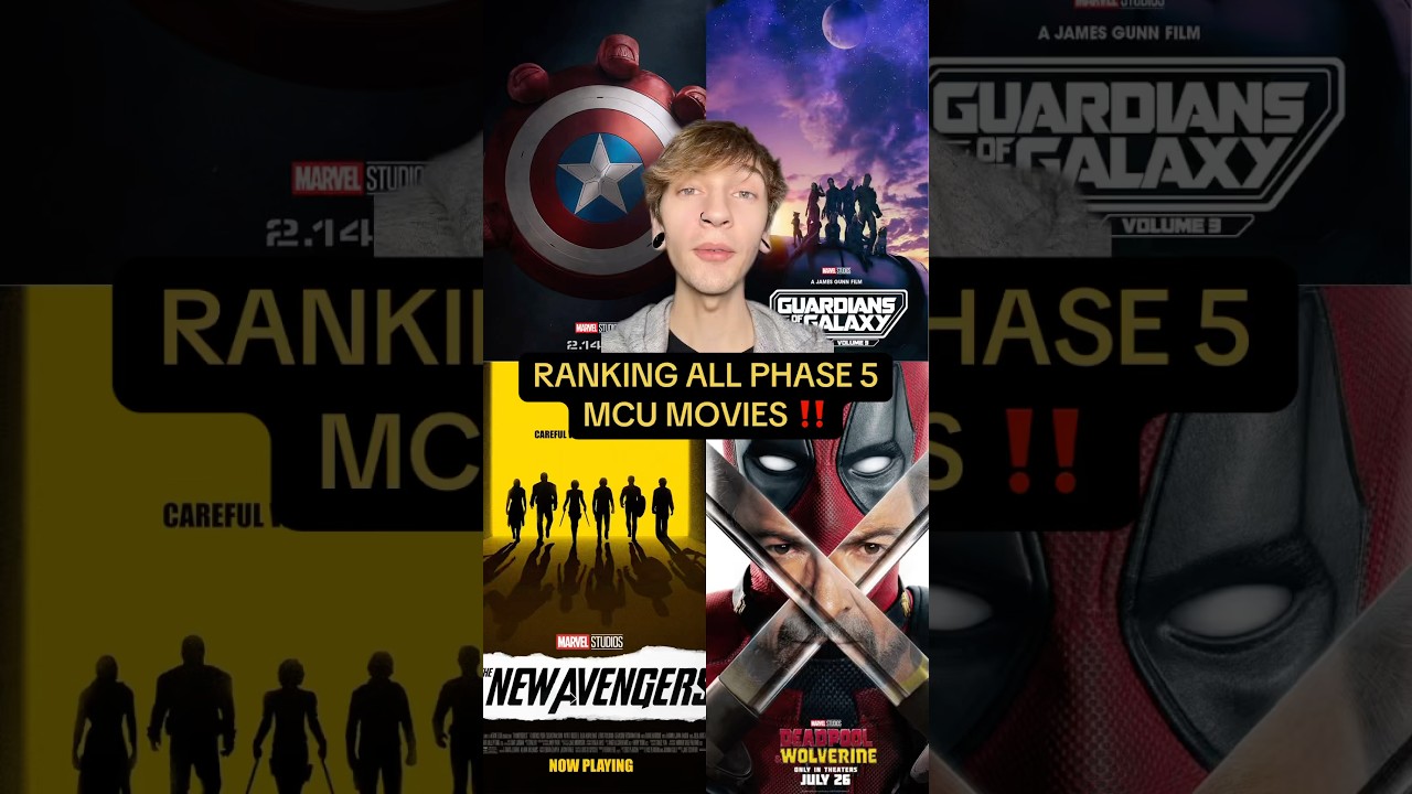 Ranking ALL Marvel Phase 5 Movies!