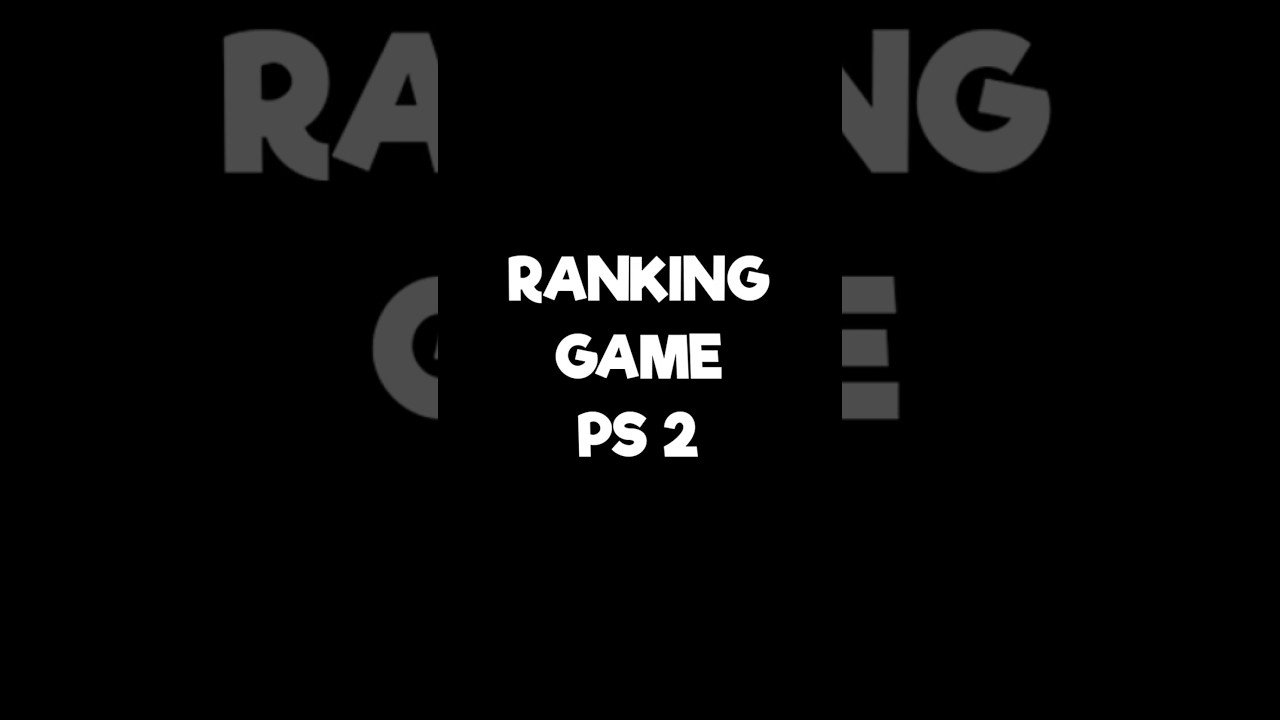 Ranking Game PS 2 Terbaik 😹