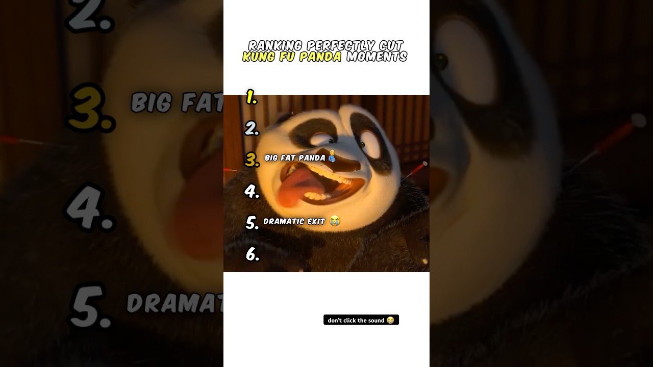 Ranking Kung Fu Panda Moments 😭
