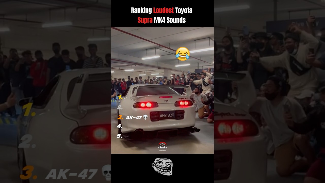 Ranking Loudest Toyota Supra MK4 Sounds 🔥🚀