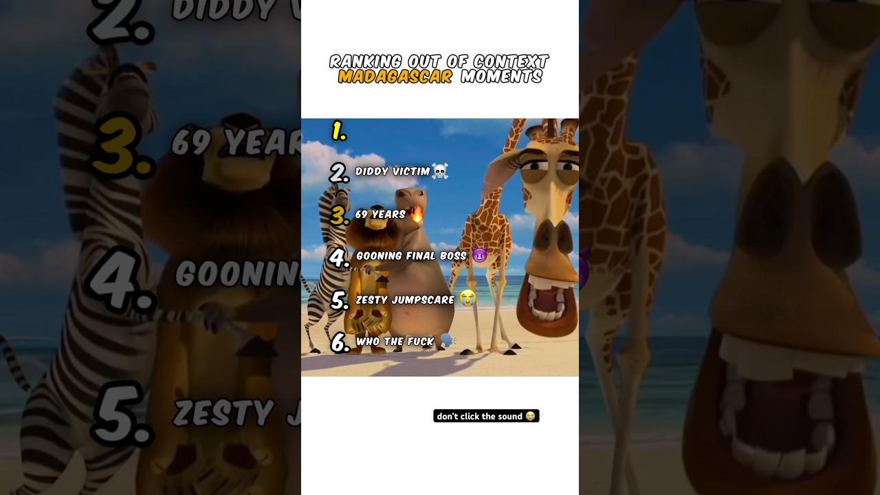 Ranking Madagascar Moments 😭