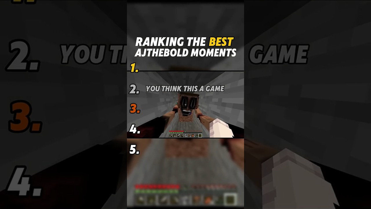 RANKING THE BEST AJTHEBOLD MOMENTS