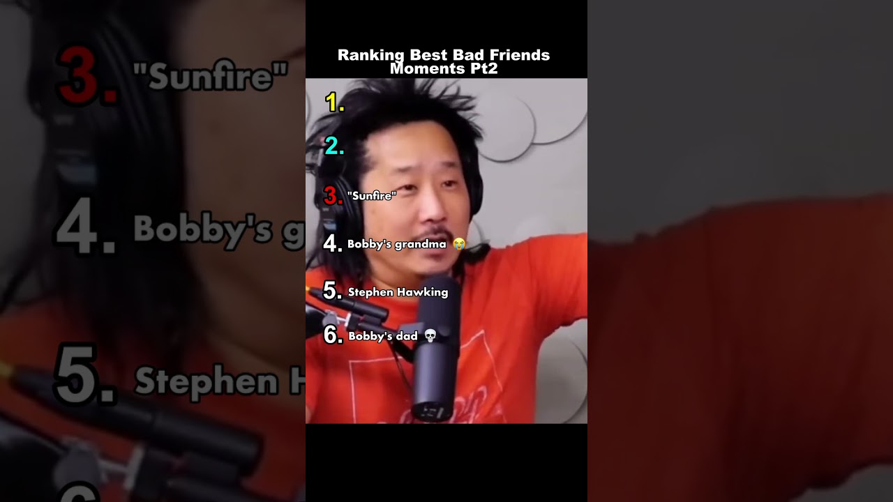 Ranking the Best Bad Friends Moments Pt2 😂 #bobbylee #theovon #badfriends