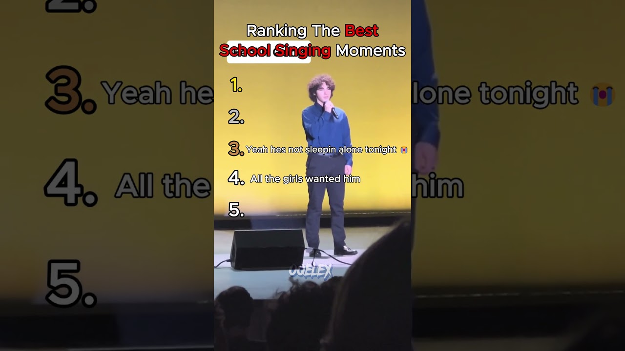 Ranking The Best School Singing Moments