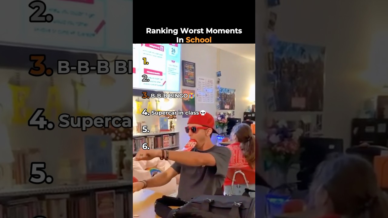 Ranking Worst Moments In School