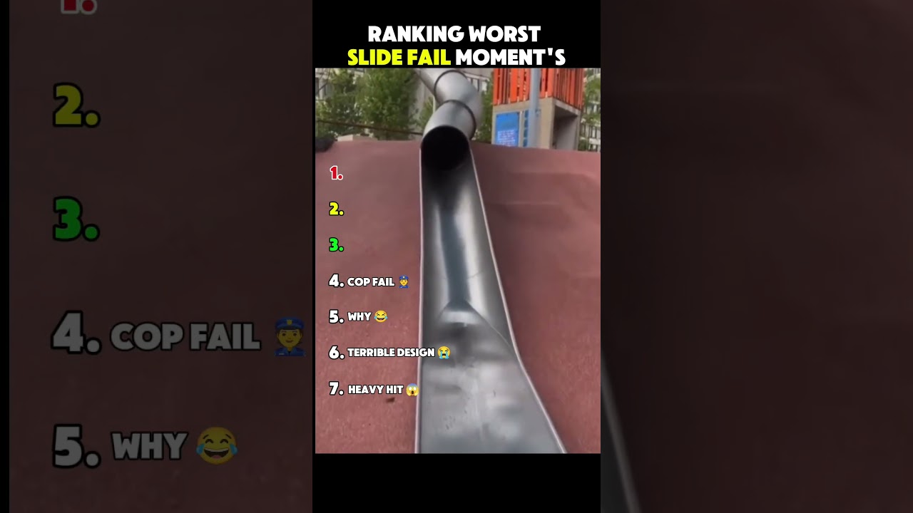 Ranking Worst Slide Fail Moments