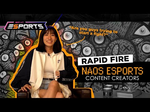 Rapid Fire Questions: NAOS Esports Content Creators