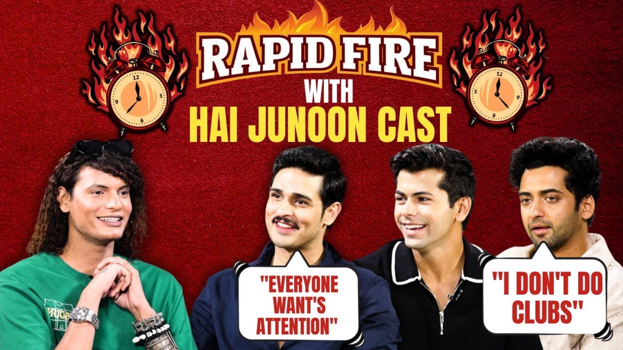 Rapid Fire Secrets: Priyank, Sumedh & Siddharth Spill on Love, Dating & ‘Hai Junoon’ Drama!