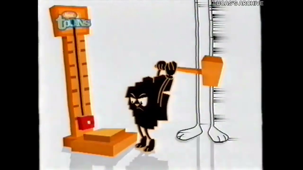 rare Nicktoons UK Pixels idents (2004-2007)