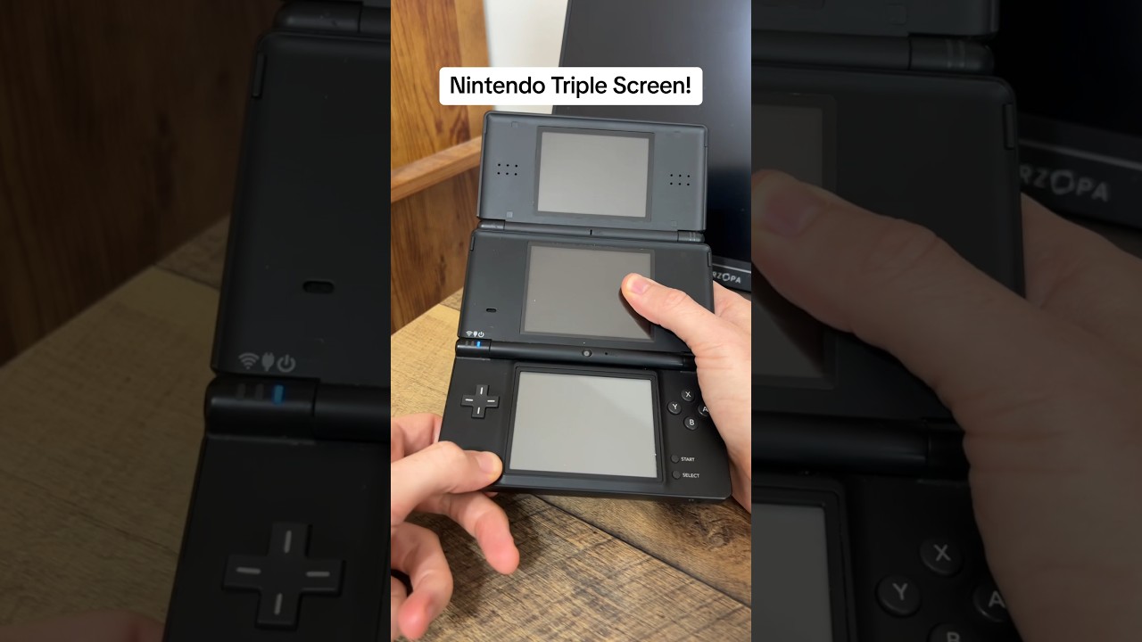 Rare Nintendo TS (Triple Screen Prototype!)
