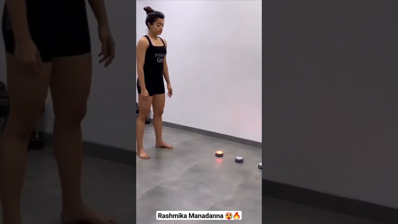 Rashmika Manadanna Workout💪🏻#rashmikamandanna #workout #gym #fitness #trending #bollywood #tollywood