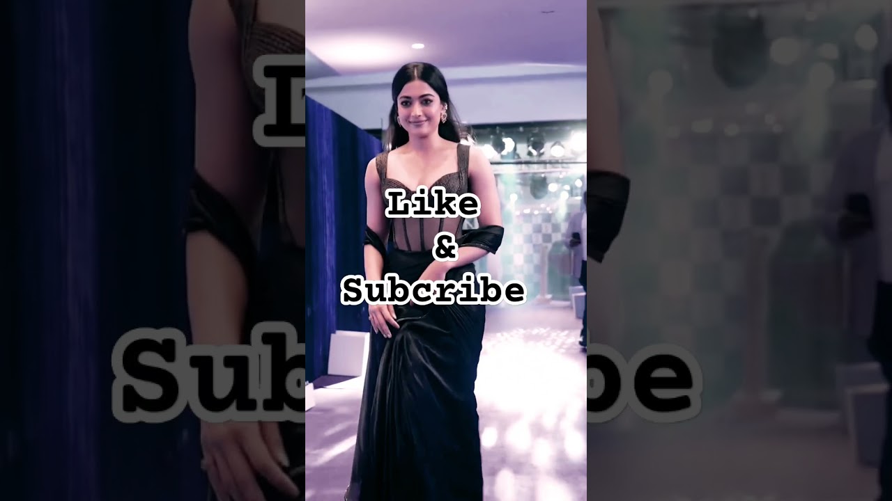 Rashmika Mandana cleavage #rashmikamandanna #bollywoodactress #cleavage