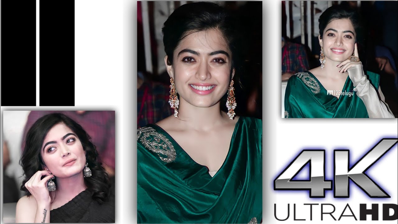 Rashmika mandanna 4K Ultra Full Screen Status🌹| 4K Full HD WhatsApp Status 💔!