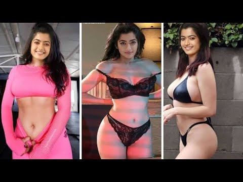 Rashmika Mandanna Hot Bikini# photoshoot pose video || South Indian actress