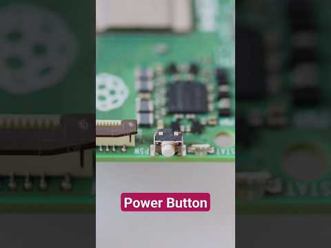 Raspberry Pi 5 Power Button and J2 Jumper #raspberrypi #shorts