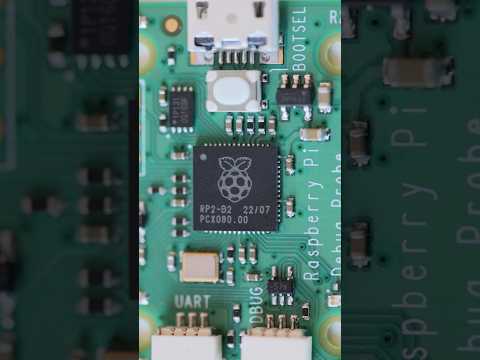 Raspberry Pi RP2040 MCU on Raspberry Pi Debug Probe #shorts #raspberrypi