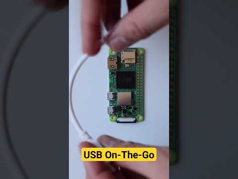 Raspberry Pi Zero 2 USB On-The-Go #shorts #raspberrypi