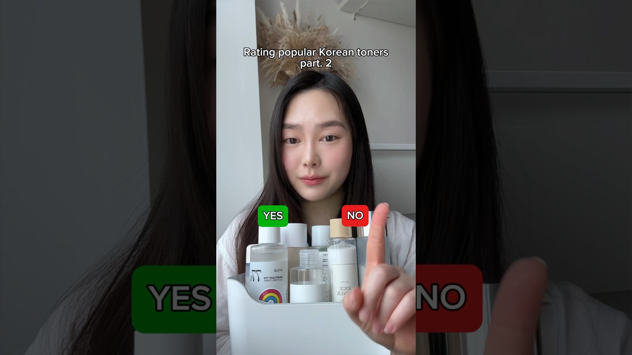 Rating popular Korean toners pt.2 #kbeauty #koreanskincare #toner #skincare #skincaretips
