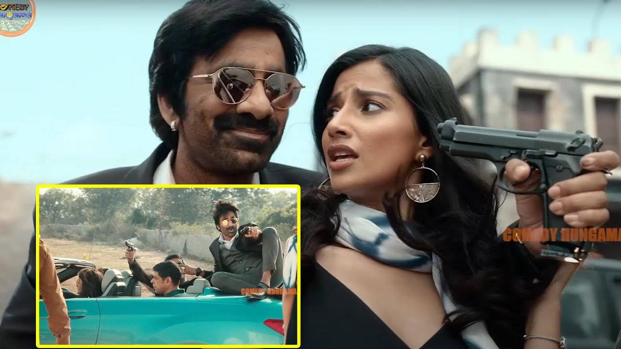 Ravi Teja Shocking Meenakshi Chaudhary Best Movie Scene | Comedy Hungama
