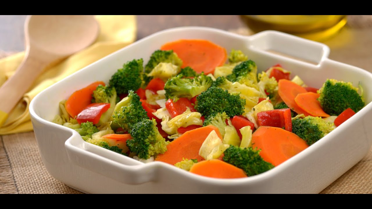 Receita de Vegetais Salteados no Azeite