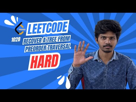 Recover a Tree From Preorder Traversal - Leetcode 1028 - Python | Soumil Speaks