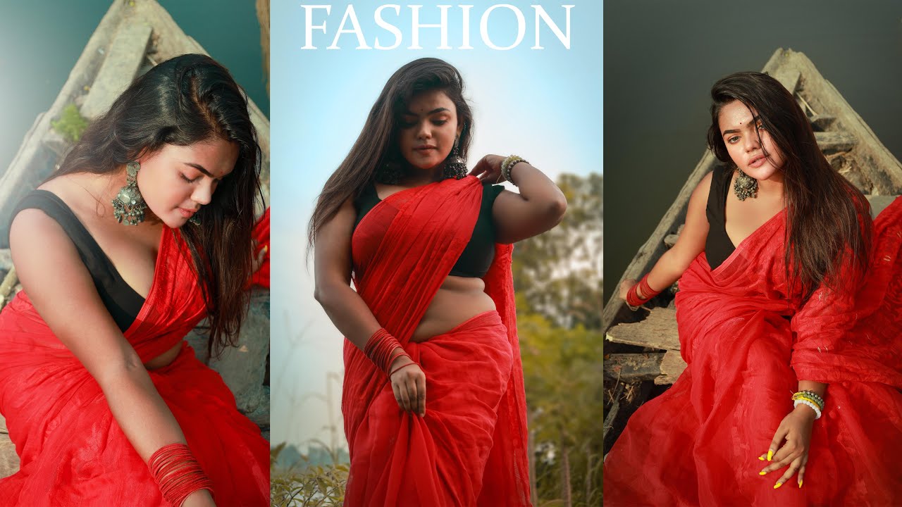 RED SAREE LOOKS | BINDASS FASHION | FASHION VLOG I SAREE FASHION I SAREE LOVERS