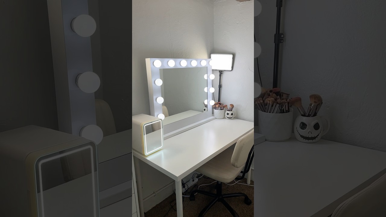 Redo my vanity! 🎀 #organization #cleaning #vanity #roommakeover #cleanwithme
