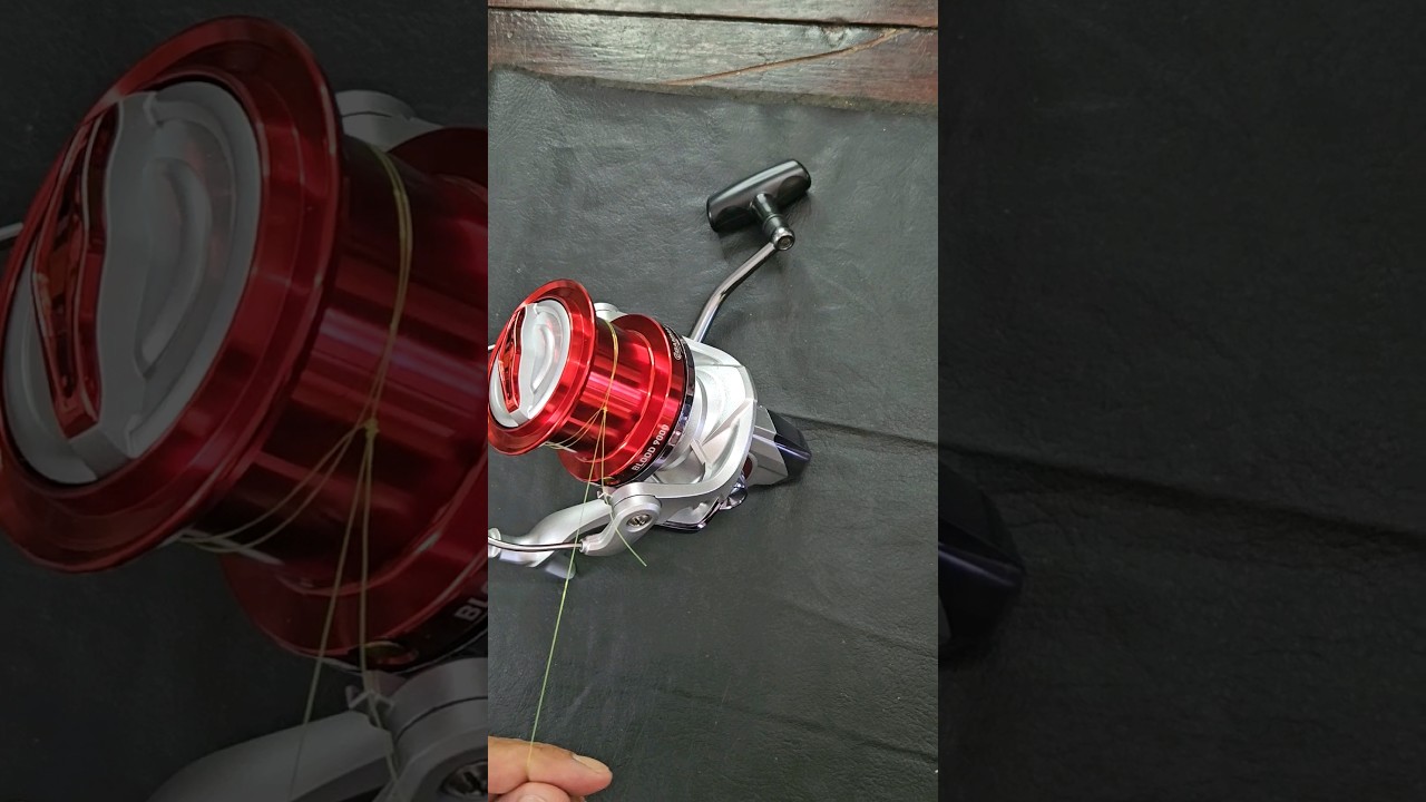 Reel Frontal Nudo de Nylon #pescador #pesca #nudos