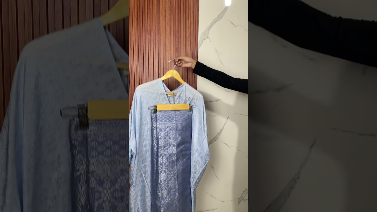 Rekomendasi Baju Kurung Warna Soft Blue