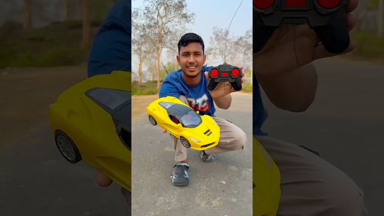 Remote se chalne wala Ferrari Unboxing