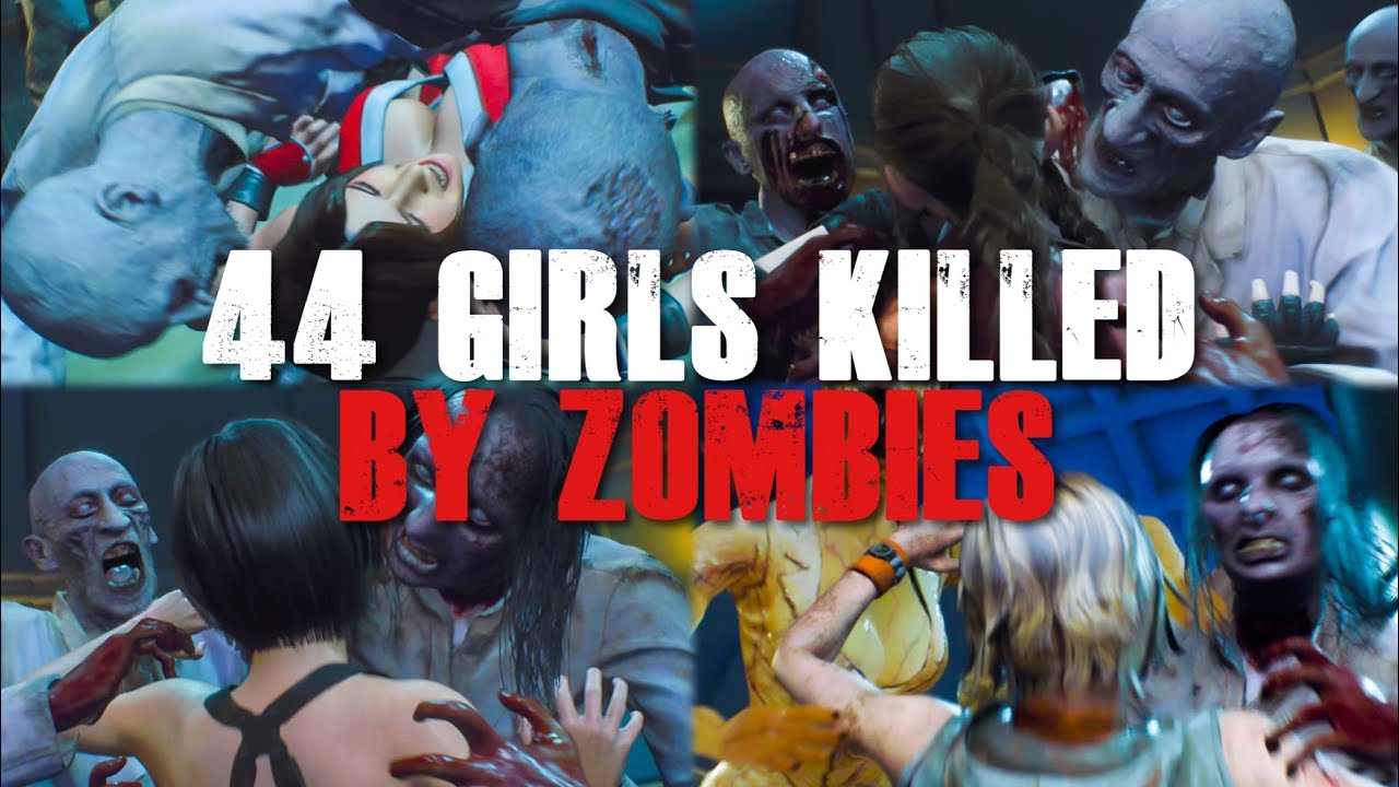 Resident Evil 3 Remake - 44 Girls Killed by 2 Zombies