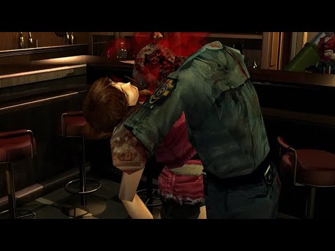 Resident Evil 3 Zombie eat girls in BAR Jack Ryona(Biorand)