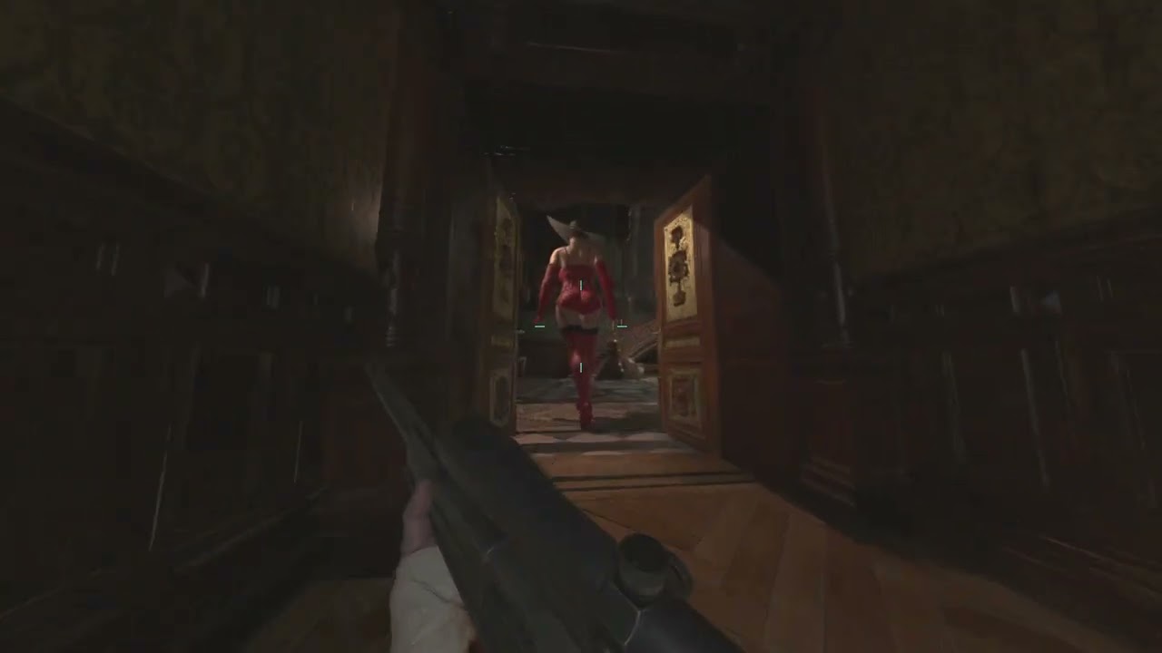 Resident Evil Village  MOD  Lady Dimitrescu Lencerie Red