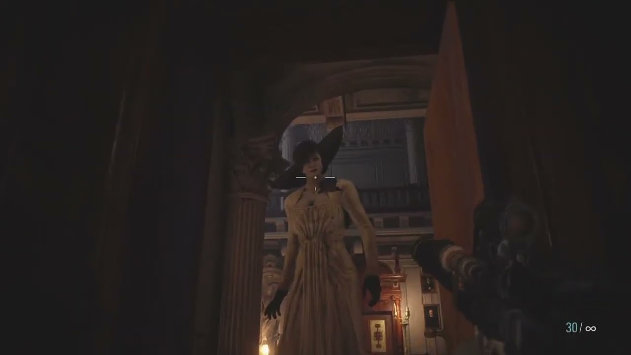 Resident Evil Village - Pissing off Lady Dimitrescu with Loads to the Face and Her Ass