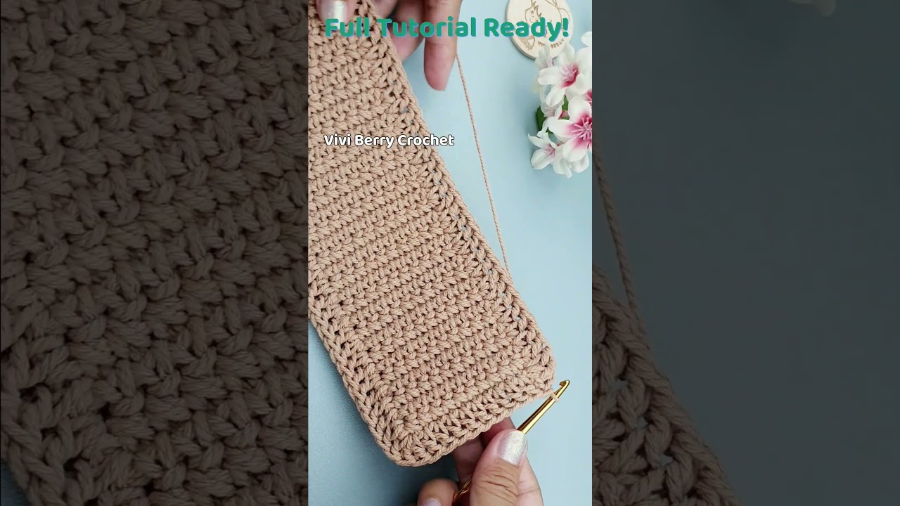 Review How to Crochet Tote Bag | Crochet Bag Beginners Friendly | ViVi Berry Crochet