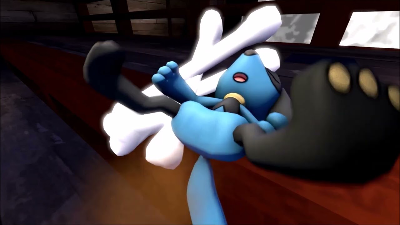 Riolu and Lucario Pooping