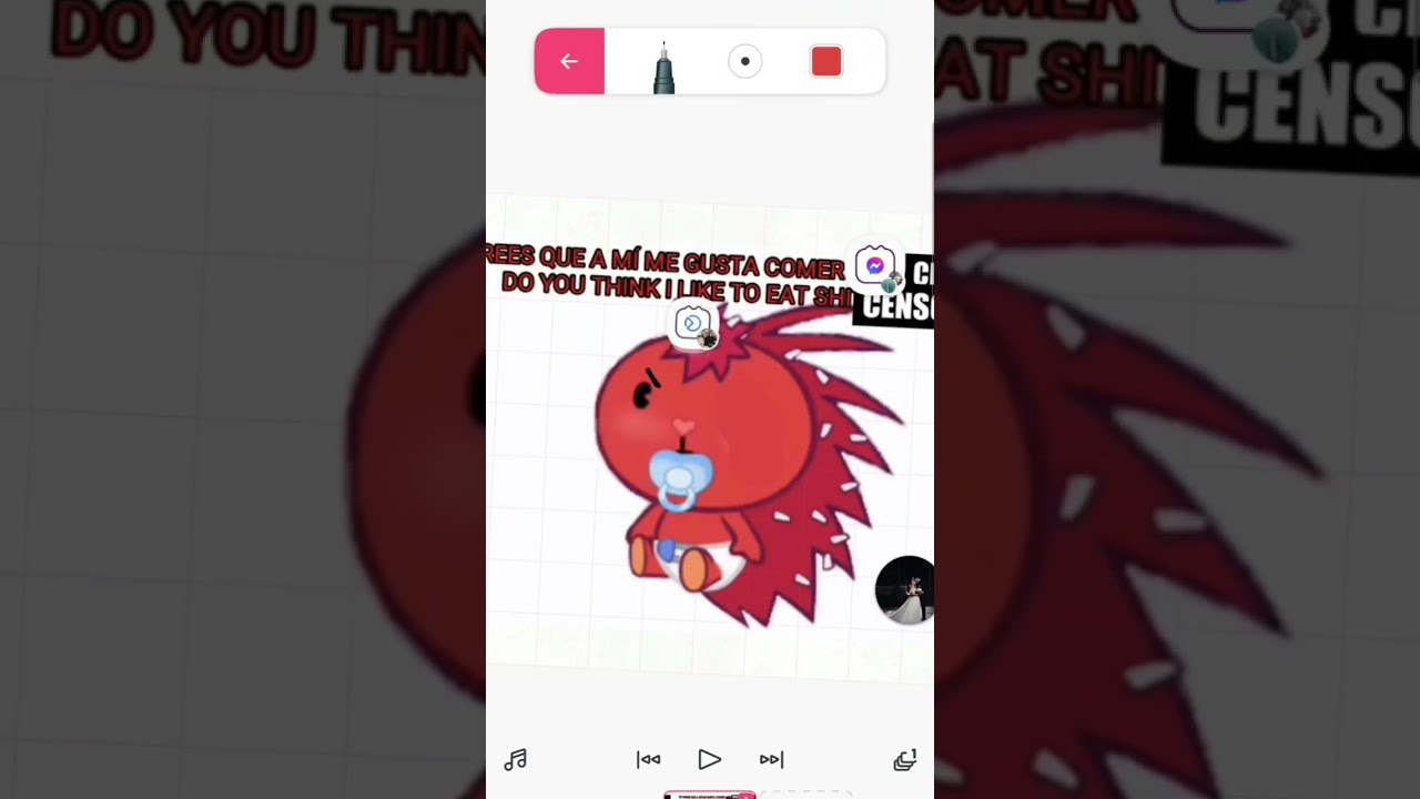 rip baby flaky one eye