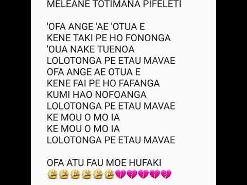 R.i.p my dear friend Meleane Totimana Pifeleti