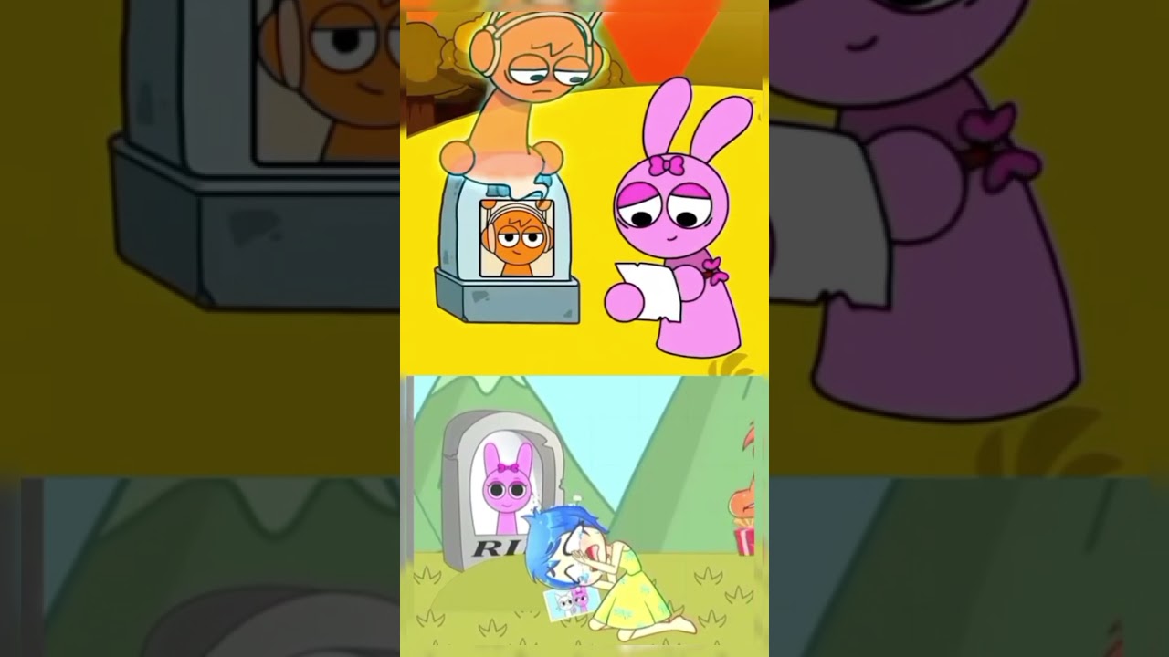 RIP Oren 🥲 Pinki was crying 😭#sprunki #animation #incredibox #trendingshorts