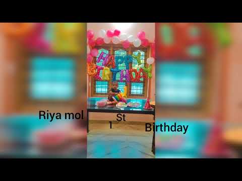 Riya mol Birthday 🎂🎂//#1st birthday celebration HAIRA MARIYAM🎂🎂