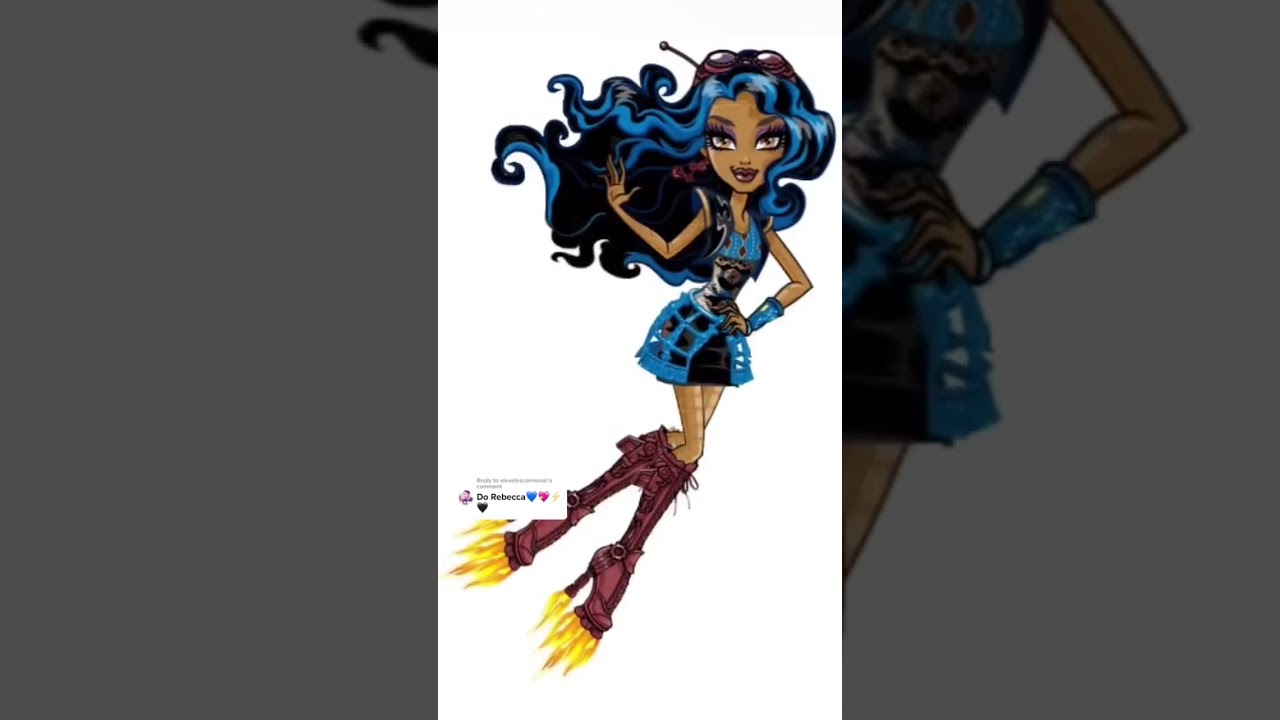 Robecca Steam in The Sims 4 🕰💙 #shorts #monsterhigh #thesims4 #sims4 #tiktok