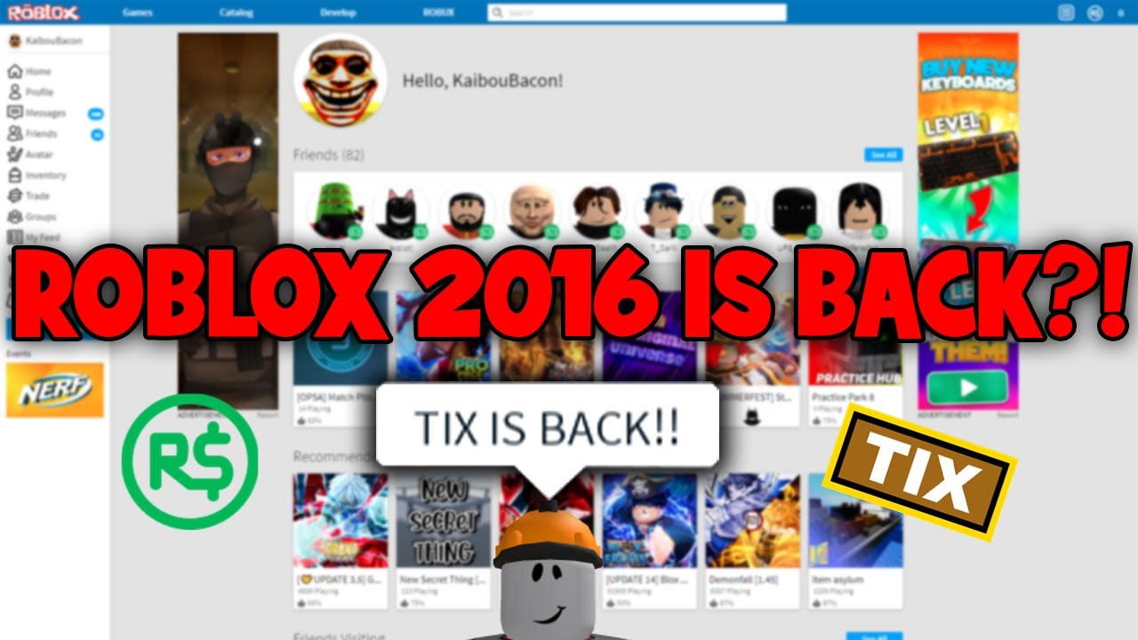ROBLOX 2016 IS BACK?!