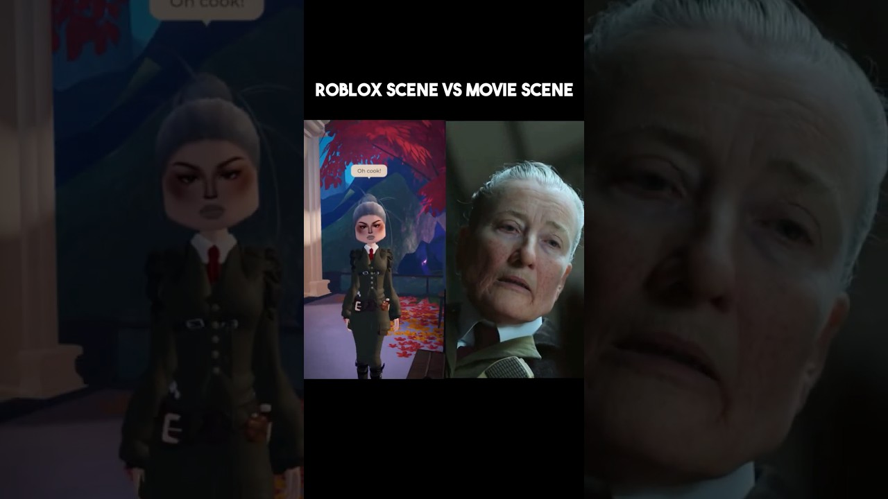 ROBLOX SCENE vs MOVIE SCENE 🎬