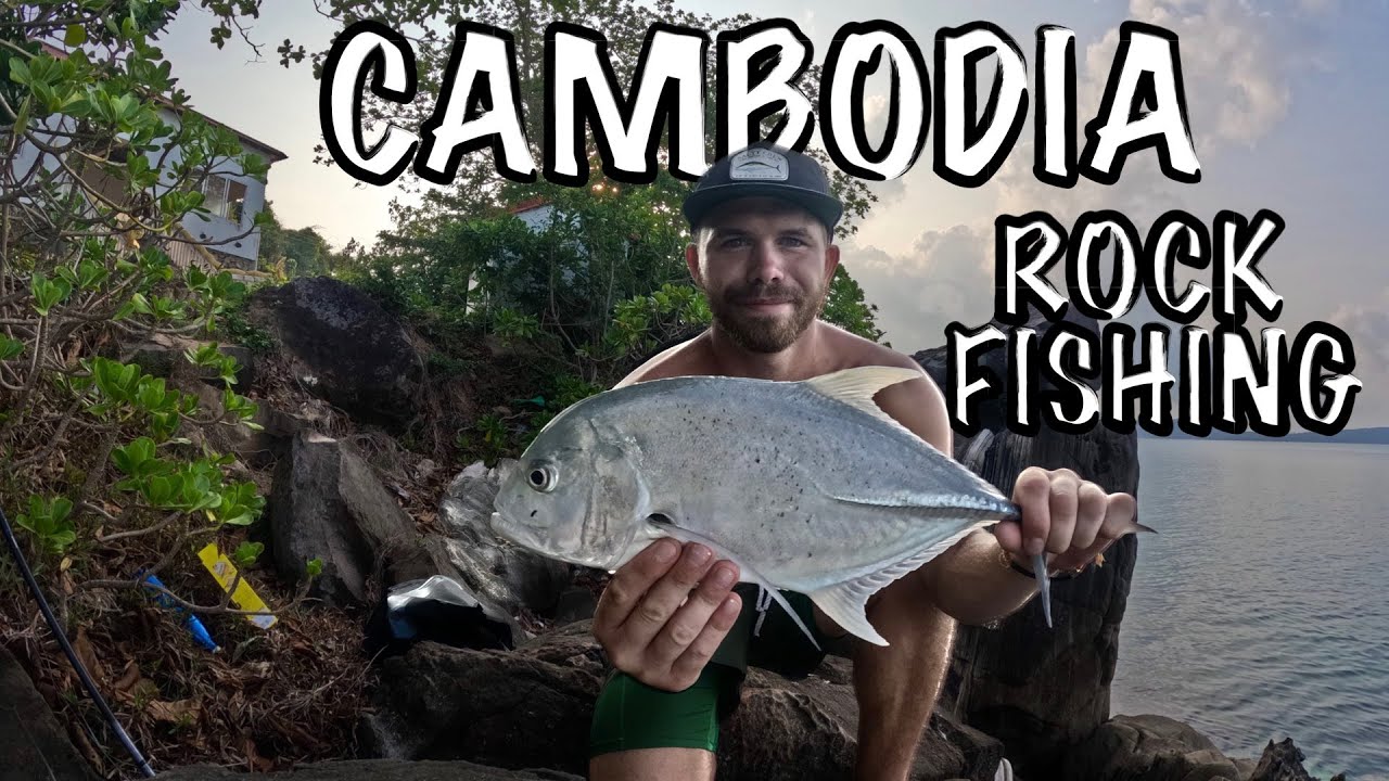 Rock fishing in Cambodia , Koh Rong Sanloem