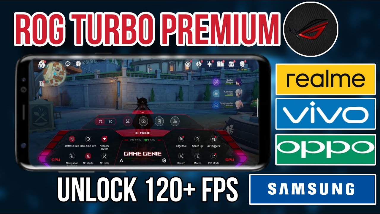 Rog Turbo Booster For Android Game ! Max FPS Fix Lag - No Root