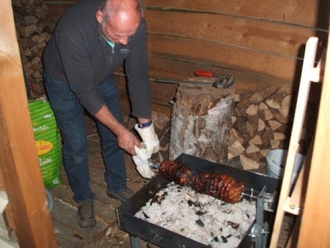 rollbraten grill selber bauen