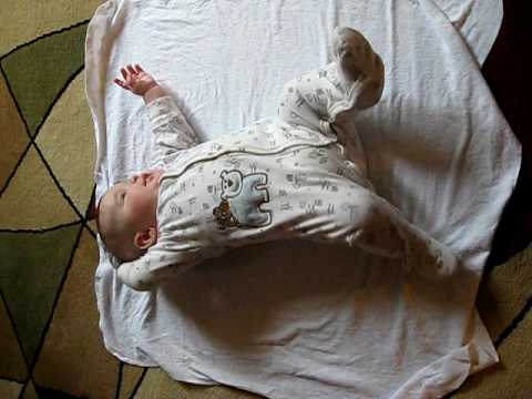 Rolling back to belly!