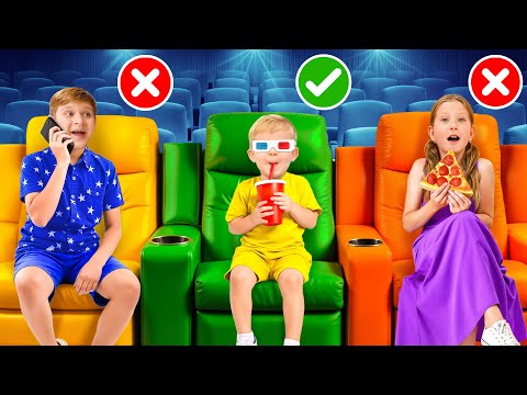 Roma and Friends learn Rules of Conduct in the Cinema