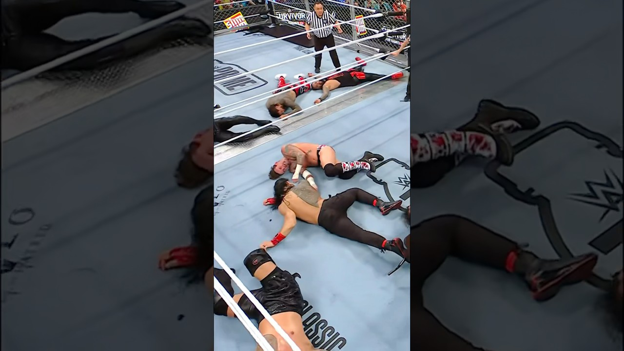 Roman is VERY lucky CM Punk was there… 😳