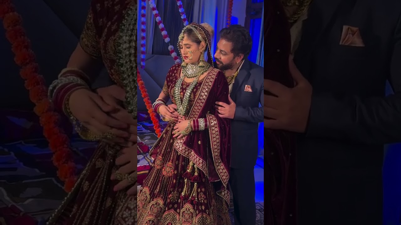 Romantic moments 😘😘 #wedding #bridegroom #romance #weddingnight #suhagraat #love #moments #shorts
